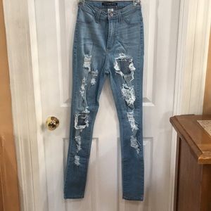 Fashion nova distressed jeans